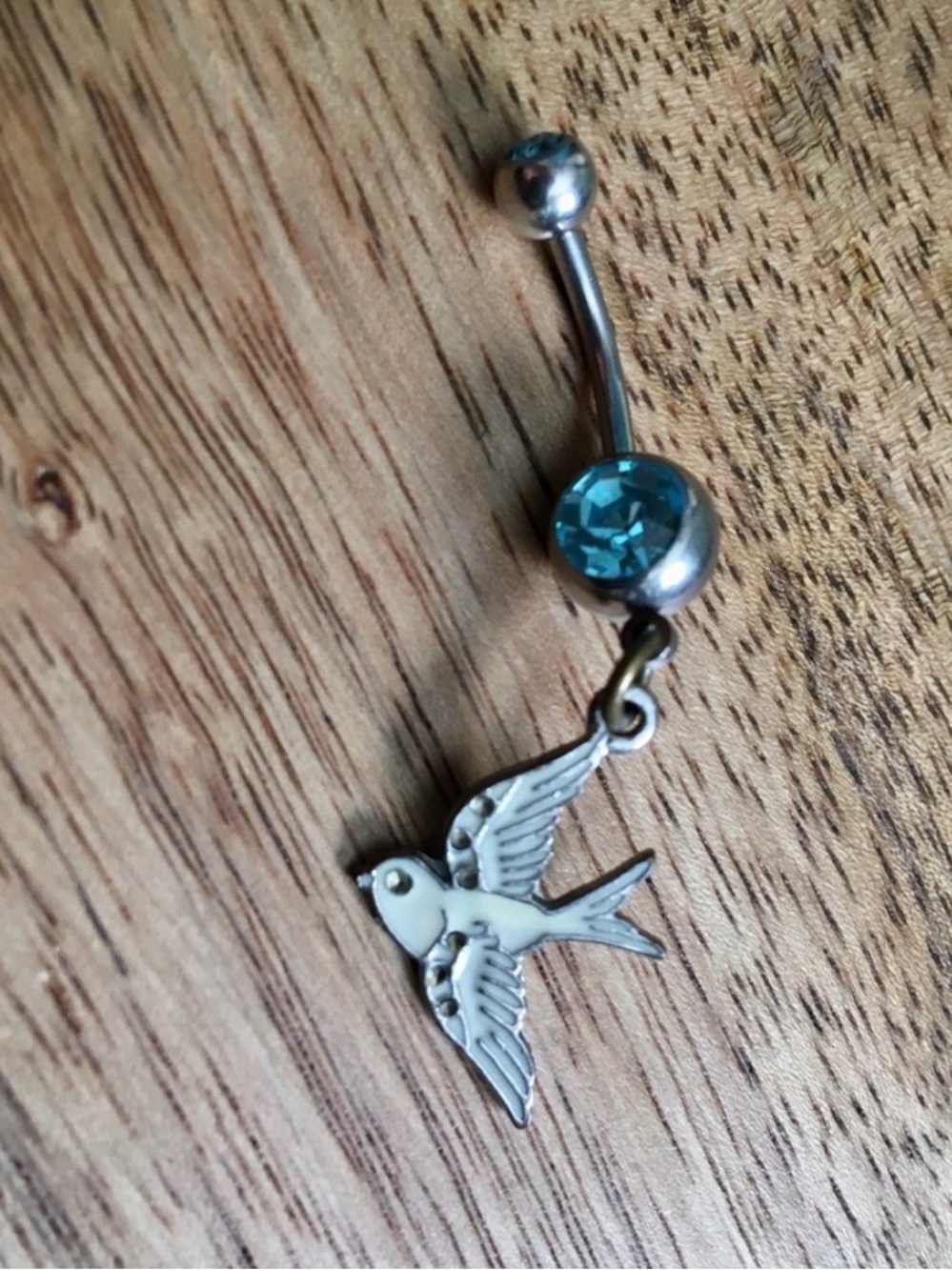 Dangly belly ring